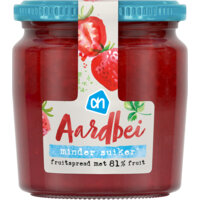 Een afbeelding van AH Fruitspread aardbei 81%