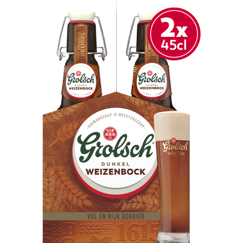 Een afbeelding van Grolsch Weizenbock 2-pack