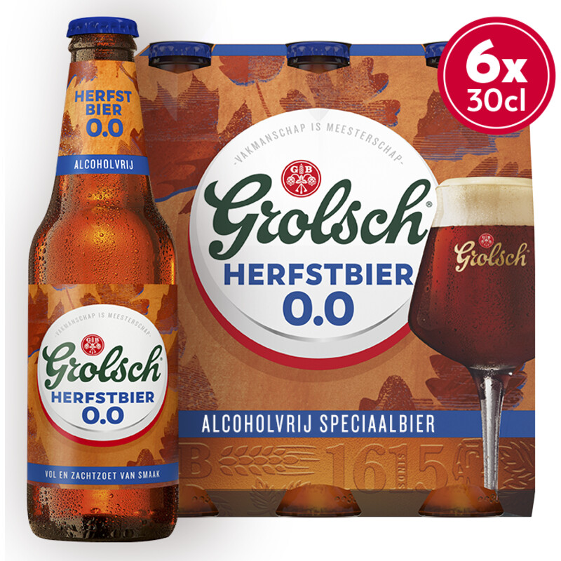 Een afbeelding van Grolsch Herfstbier alcoholvrij speciaalbier 0.0