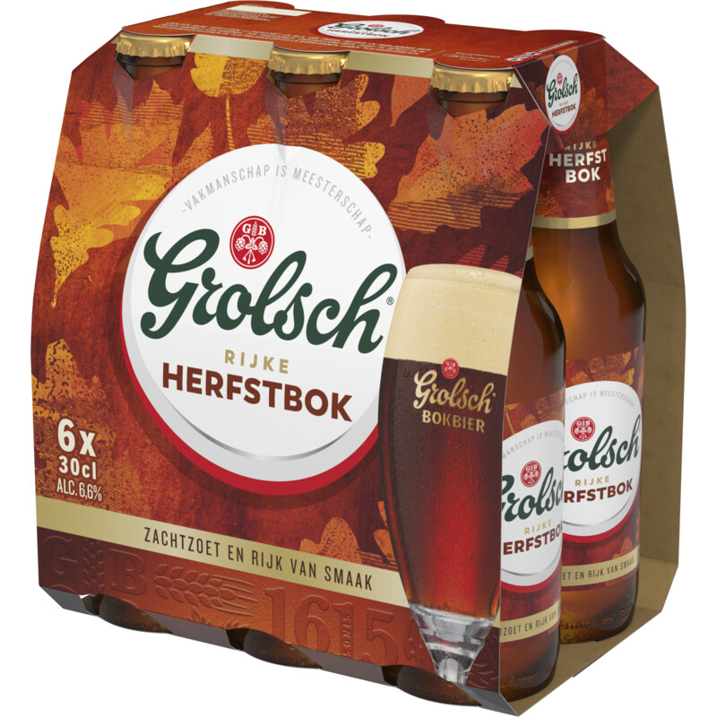 Een afbeelding van Grolsch Herfstbok 6-pack
