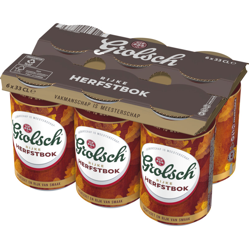 Een afbeelding van Grolsch Herfstbock 6-pack