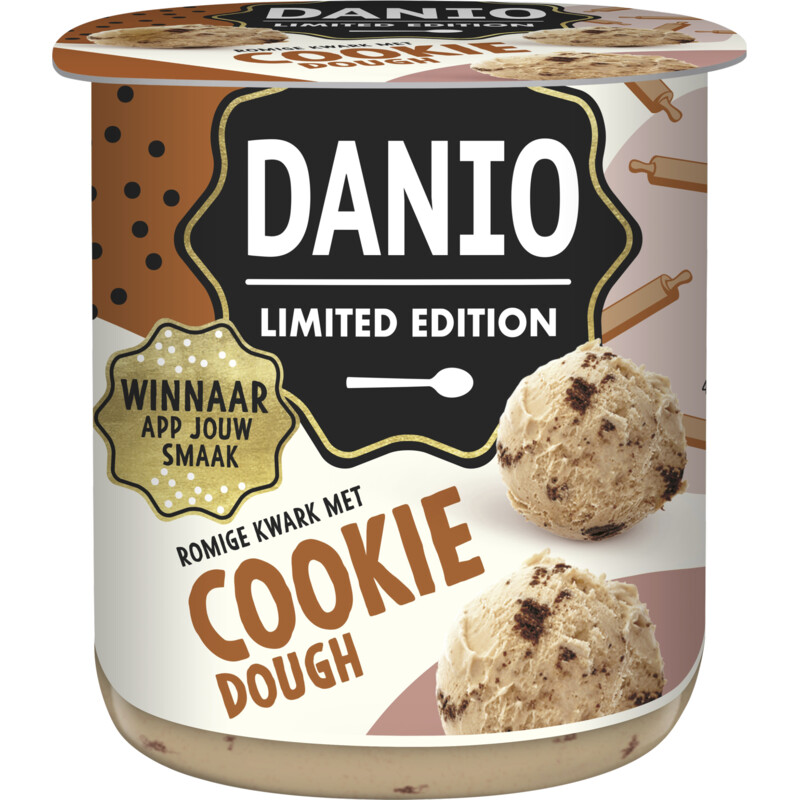 Een afbeelding van Danio Romige kwark cookie dough