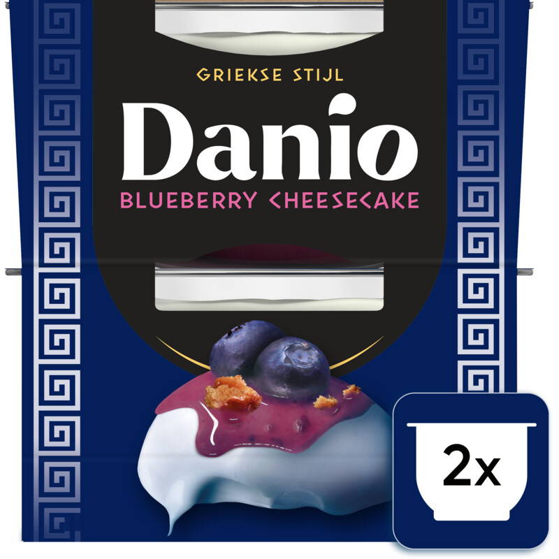 Een afbeelding van Danio Griekse stijl blueberry cheesecake