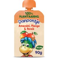 Een afbeelding van Danoontje Knijpyoghurt amandel, mango en perzik