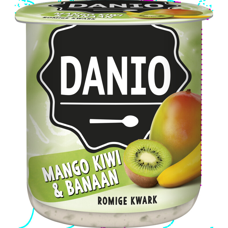 Een afbeelding van Danio Romige kwark mango kiwi banaan
