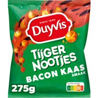 Een afbeelding van Duyvis Tijgernootjes bacon cheese