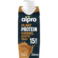 Een afbeelding van Alpro Protein karamel koffie smaak