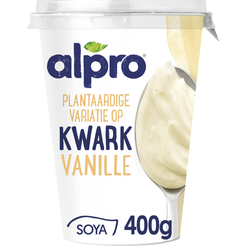 Een afbeelding van Alpro Plantaardige variatie op kwark vanille