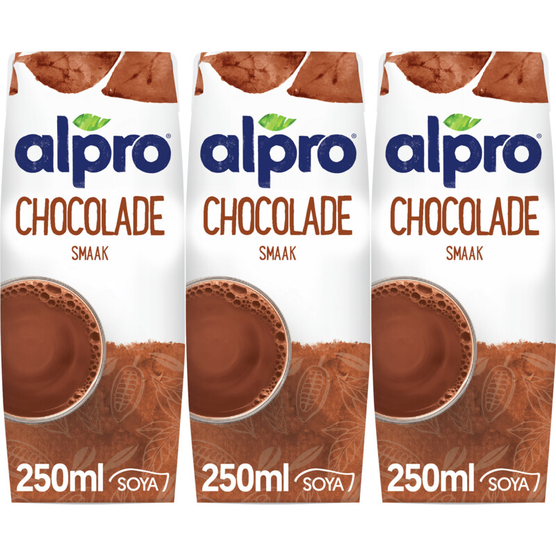 Een afbeelding van Alpro drink choco 3 pak
