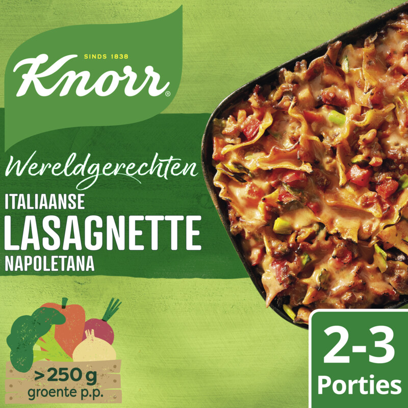 Een afbeelding van Knorr Wereldgerechten lasagnette napoletana