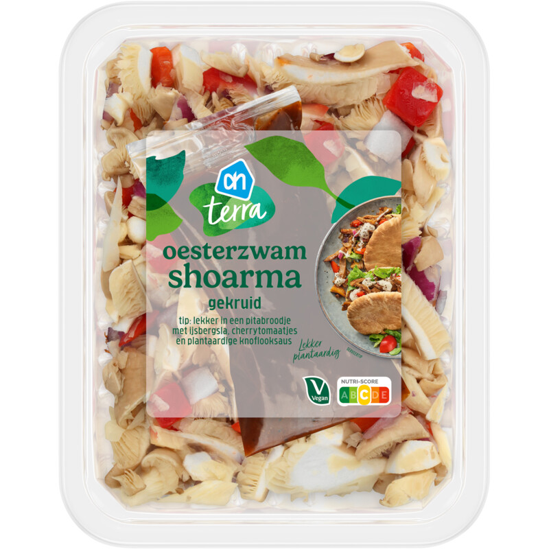 Een afbeelding van AH Terra Plantaardige oesterzwam shoarma gekruid