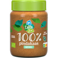 Een afbeelding van AH Terra Biologisch 100% pindakaas naturel
