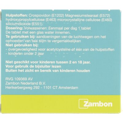 pdp-image-Fluimucil 600mg tabletten