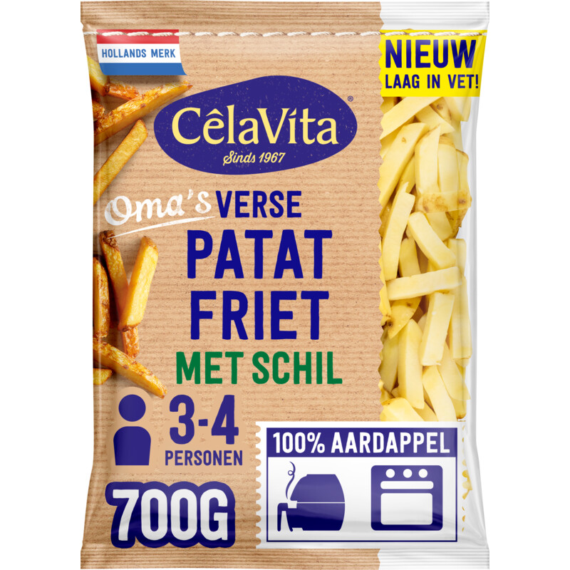 Een afbeelding van CêlaVíta Oma's verse patat friet met schil