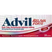 Een afbeelding van Advil Reliva forte 400mg ibuprofen tablet
