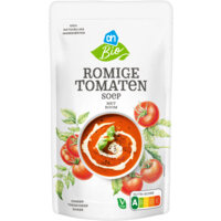Een afbeelding van AH Biologisch Romige tomaten soep met room