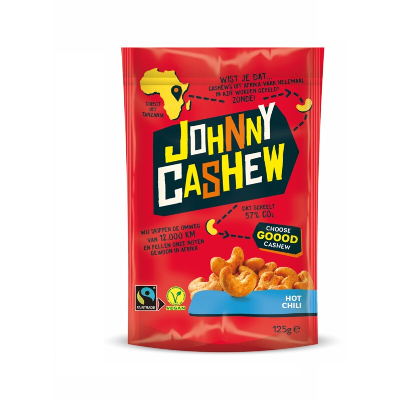 Een afbeelding van Johnny Cashew Hot chili