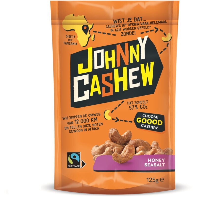 Een afbeelding van Johnny Cashew Honing zeezout