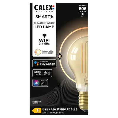 pdp-image-Calex Smart globe A60 goud straight