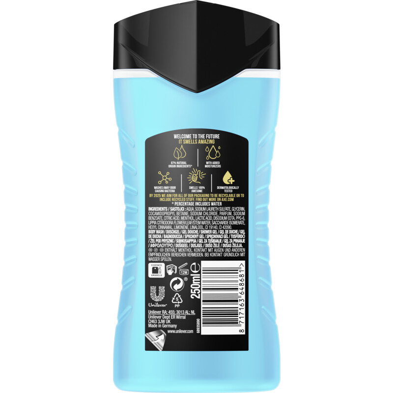 Een afbeelding van Axe Ice chill showergel