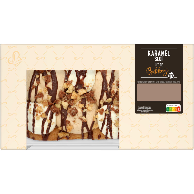 Een afbeelding van AH Karamel slof