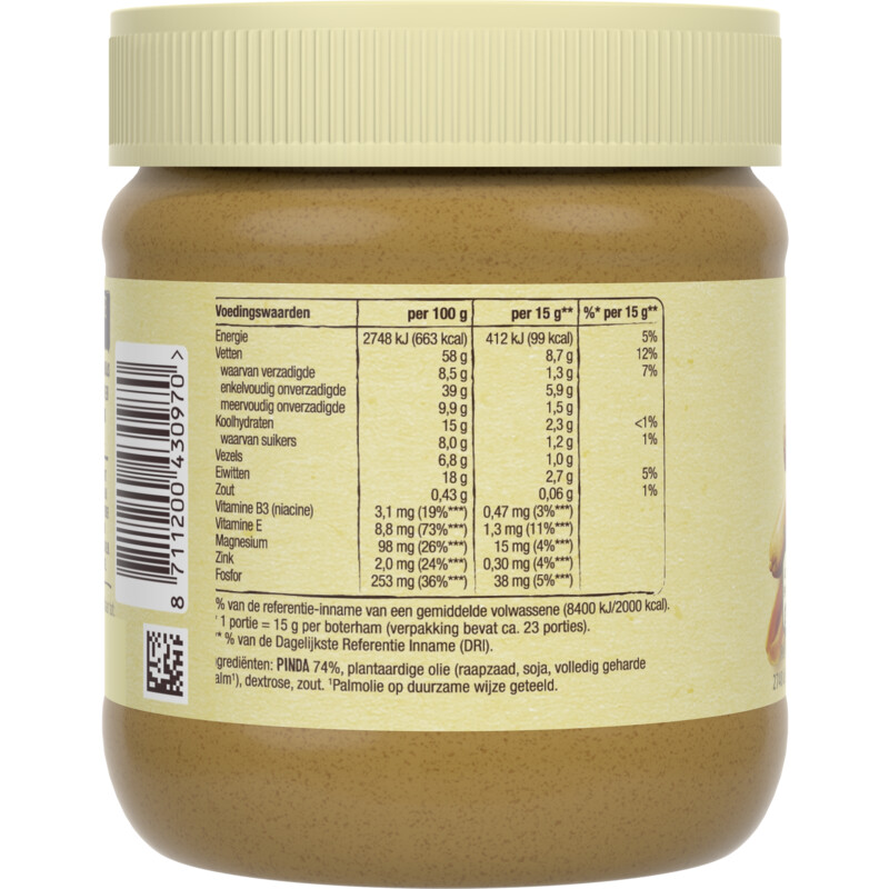 Een afbeelding van Calvé Creamy pindakaas