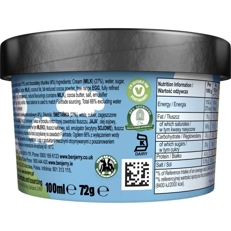 Een afbeelding van Ben & Jerry's Cookie dough
