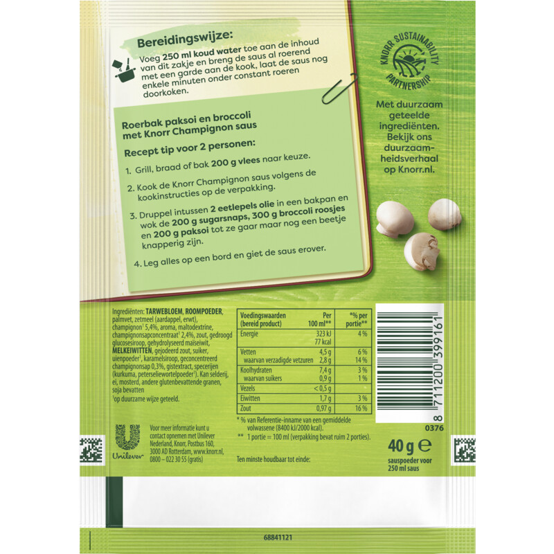 Een afbeelding van Knorr Champignonsaus