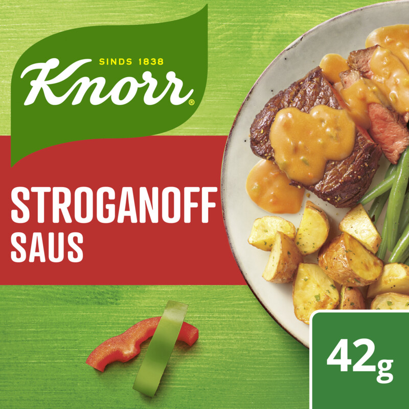 Een afbeelding van Knorr Mix stroganoff saus