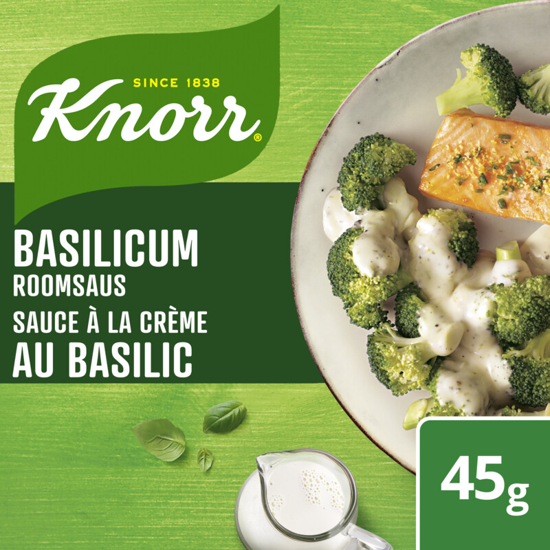Een afbeelding van Knorr Basilicum roomsaus