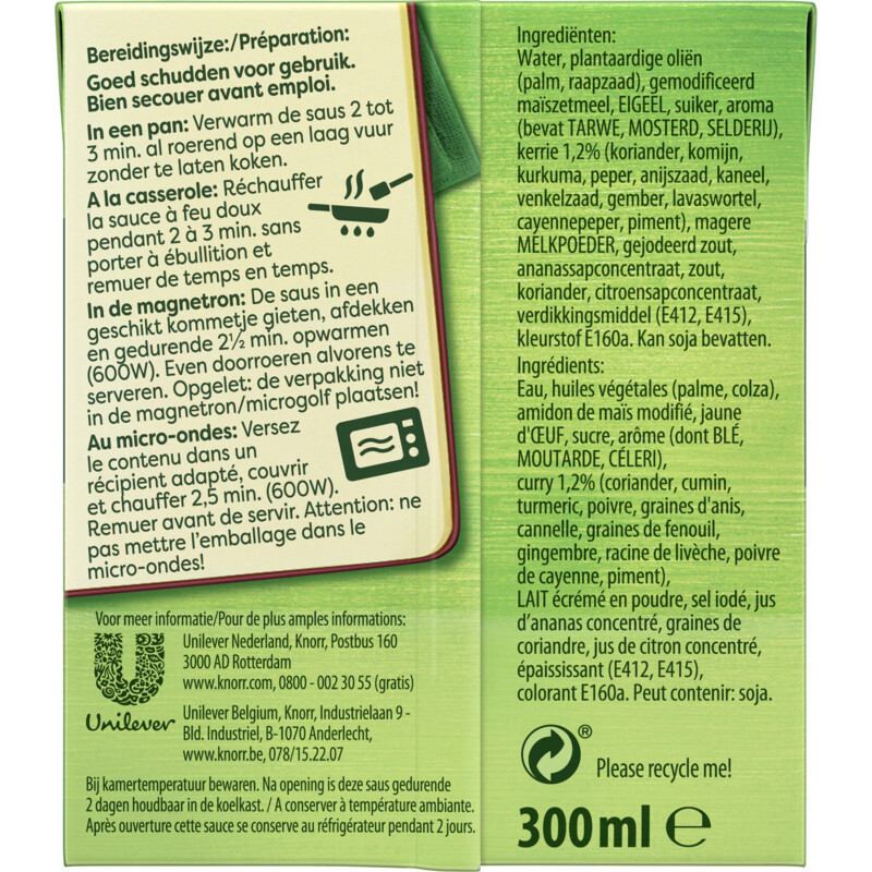 Een afbeelding van Knorr Kerriesaus