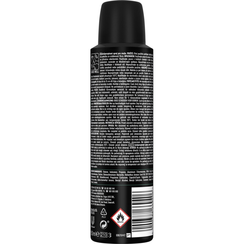 Een afbeelding van Rexona Men sensitive anti-transpirant spray