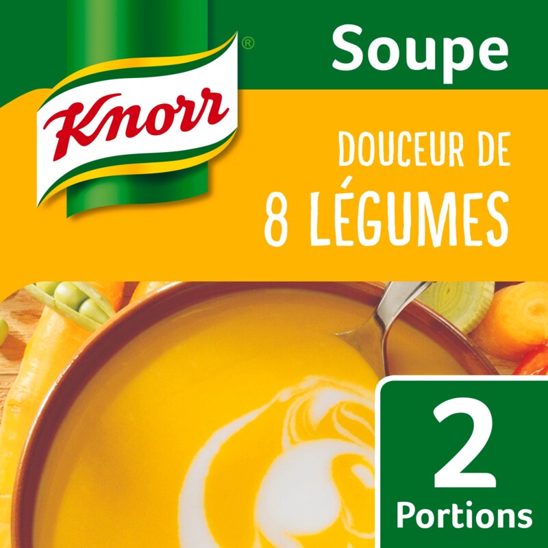 Een afbeelding van Knorr Soep 8 groenten weelde BEL