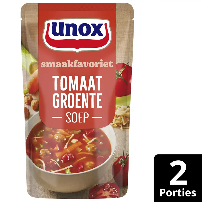 Unox Tomaat groente soep