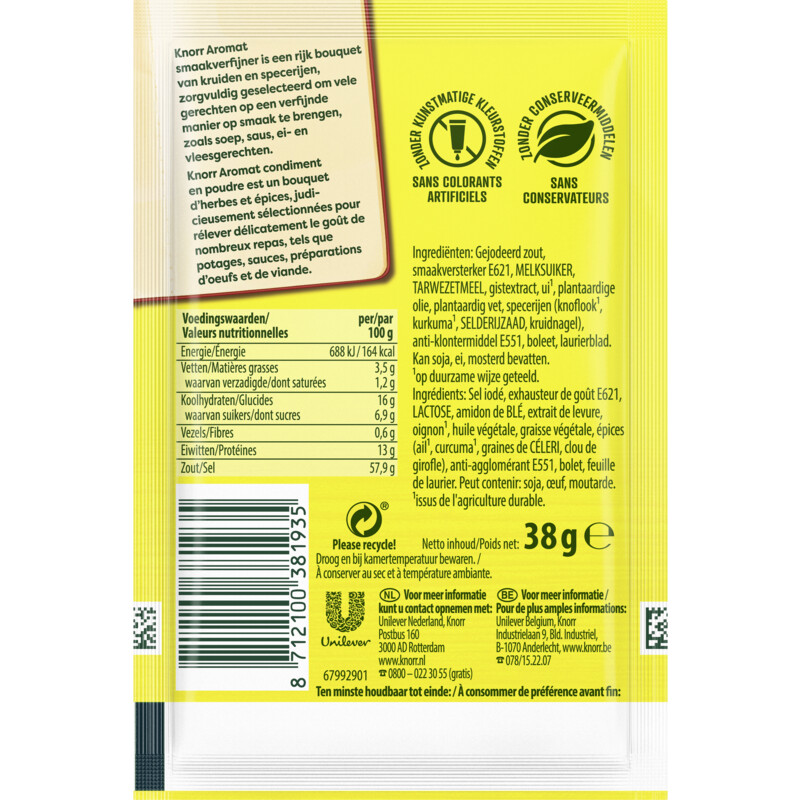 Een afbeelding van Knorr Aromat navulzakje
