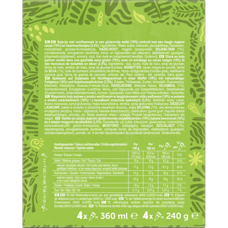 Een afbeelding van Ola Cornetto gluten free vegan