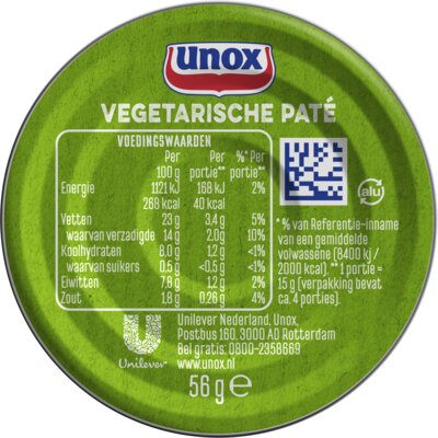 pdp-image-Unox Vegetarische leverpastei 3x56g 24x
