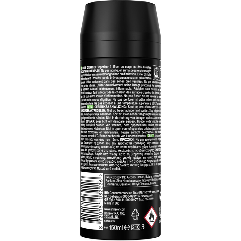 Een afbeelding van Axe Africa deodorant bodyspray
