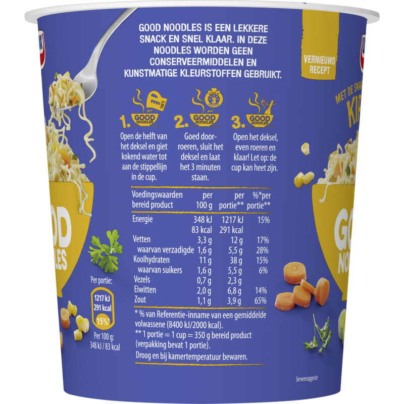 Een afbeelding van Unox Good noodles kip