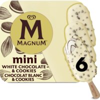 Een afbeelding van Magnum Mini white chocolate & cookies
