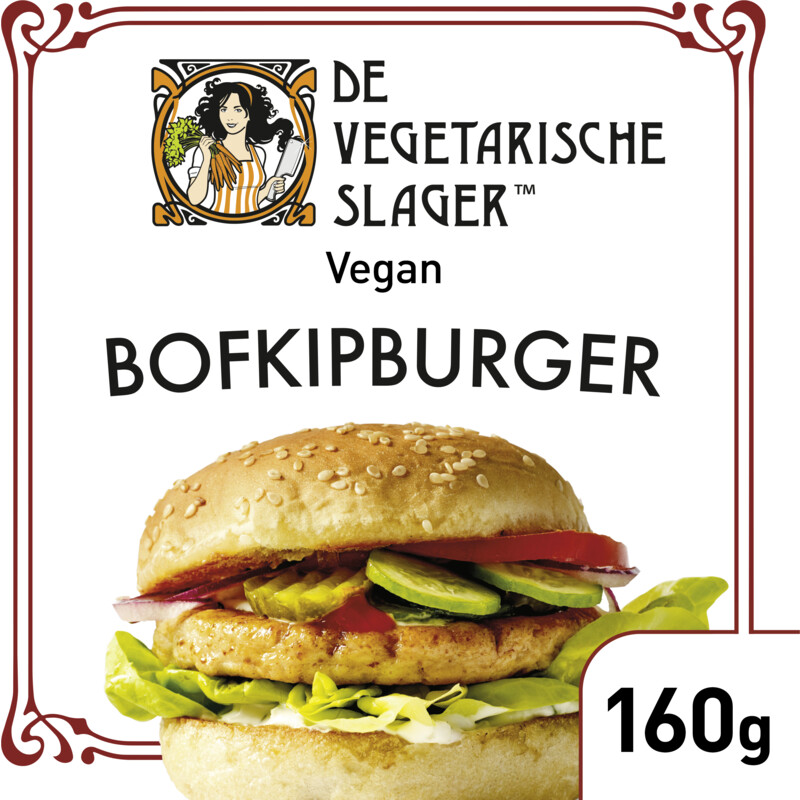 Een afbeelding van Vegetarische Slager Vegan Bofkipburger