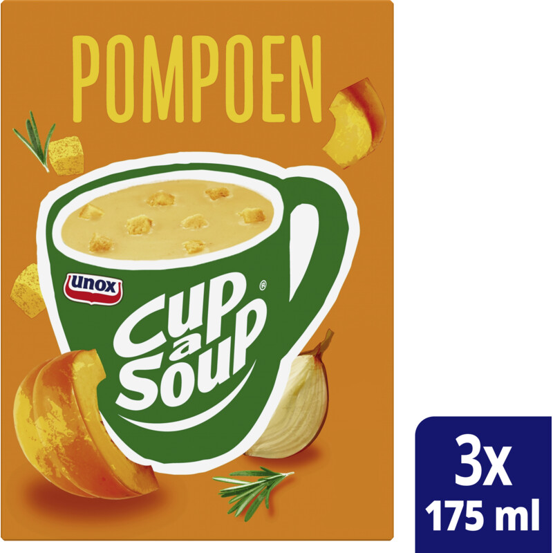 Een afbeelding van Unox Cup-a-soup pompoen