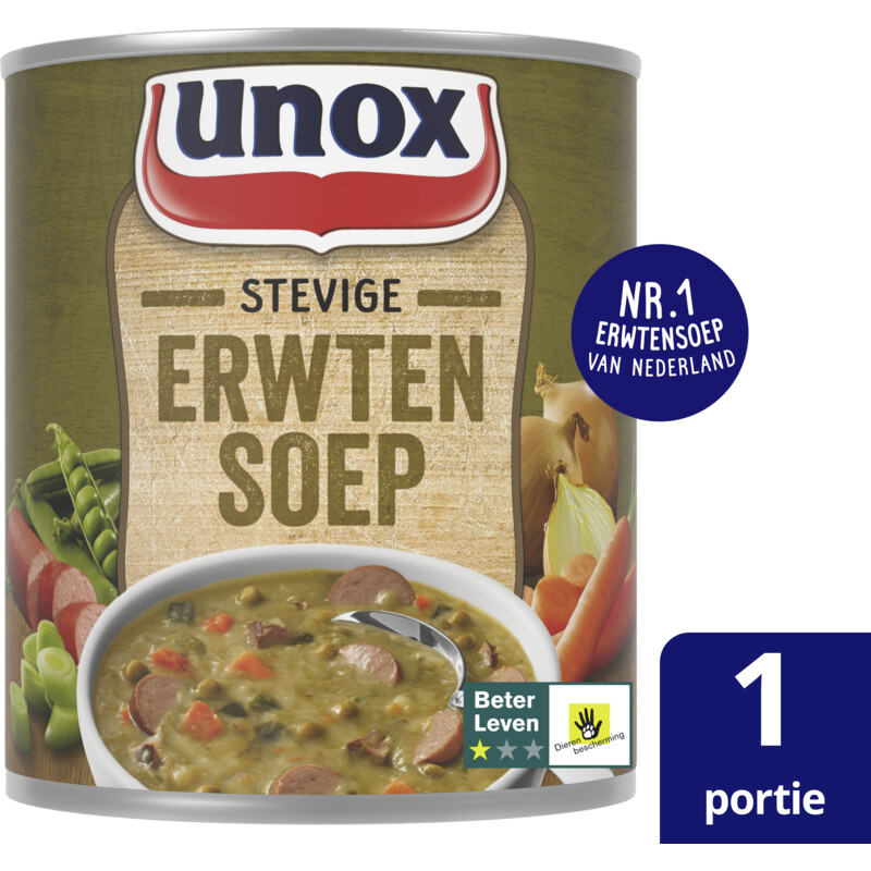 Een afbeelding van Unox Stevige erwtensoep