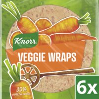 Een afbeelding van Knorr Veggie wraps 35% wortel