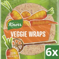 Een afbeelding van Knorr Veggie wraps 35% wortel