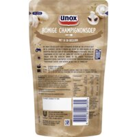 Een afbeelding van Unox Romige champignon soep met ui