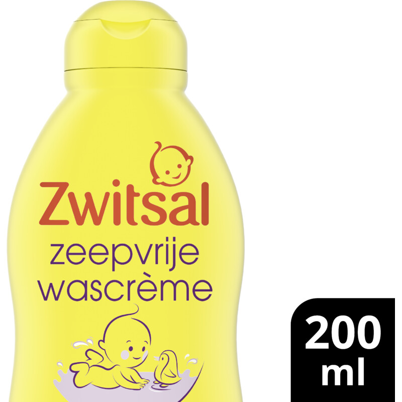 Een afbeelding van Zwitsal Baby zeepvrije wascrème
