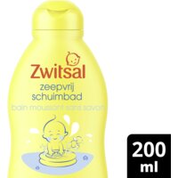 Afbeelding van Zwitsal Baby zeepvrij schuimbad