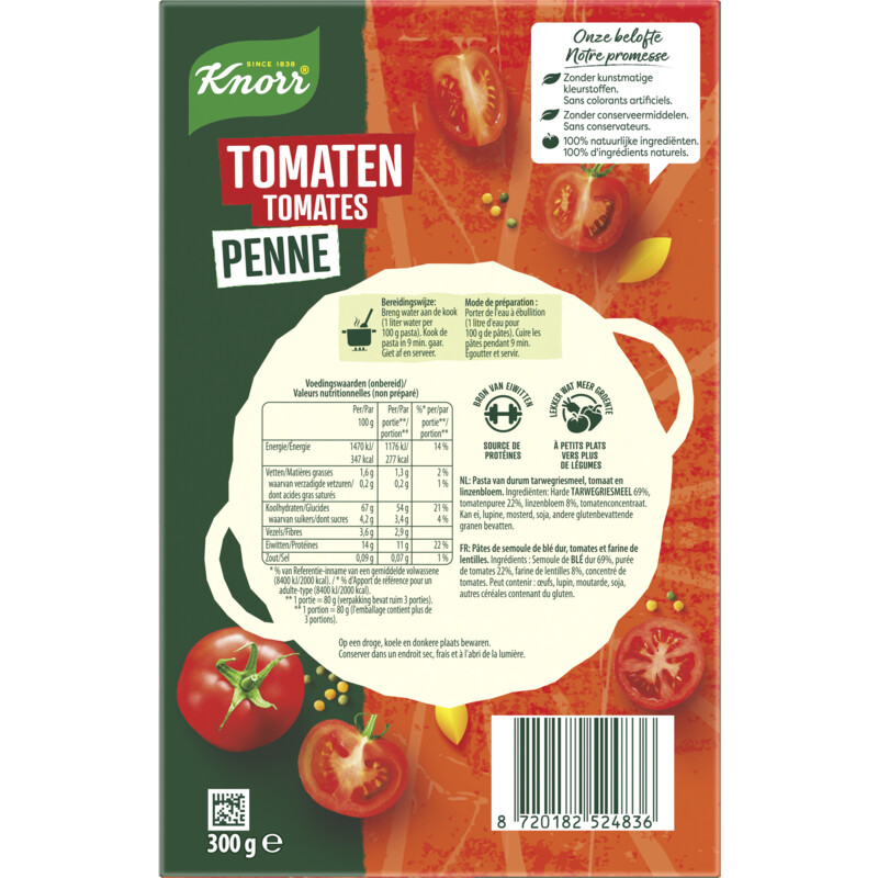 Een afbeelding van Knorr Tomaten penne
