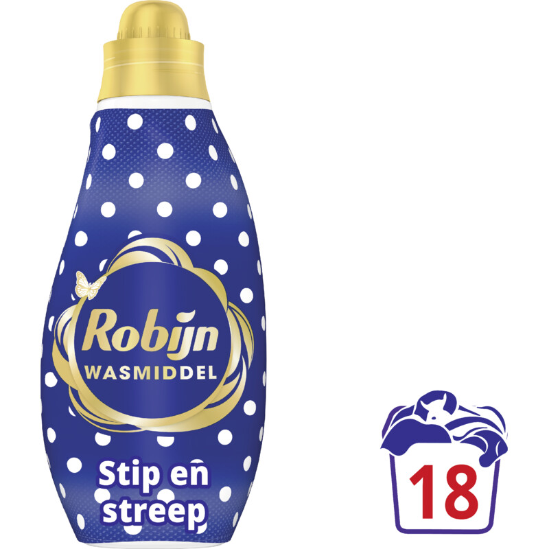 Een afbeelding van Robijn Wasmiddel stip & streep